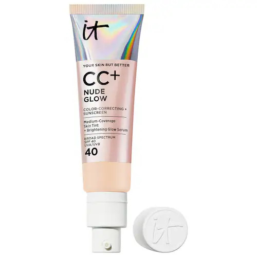 CC+ Nude Glow Lightweight Foundation + Glow Serum with SPF 40 and Niacinamide | Sephora (US)