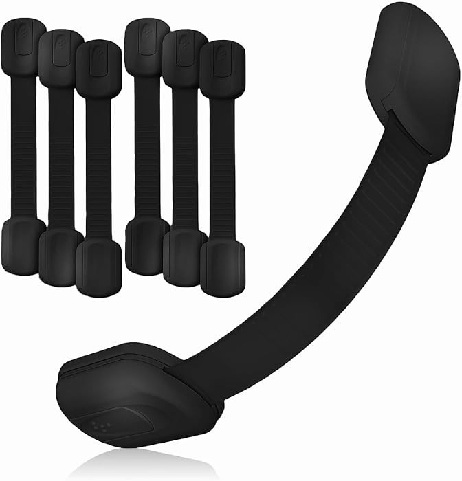 3M Adhesive Child Safety Strap Locks by Baby Proof Me, Baby Latches for Cabinets, Dishwashers, Fr... | Amazon (US)