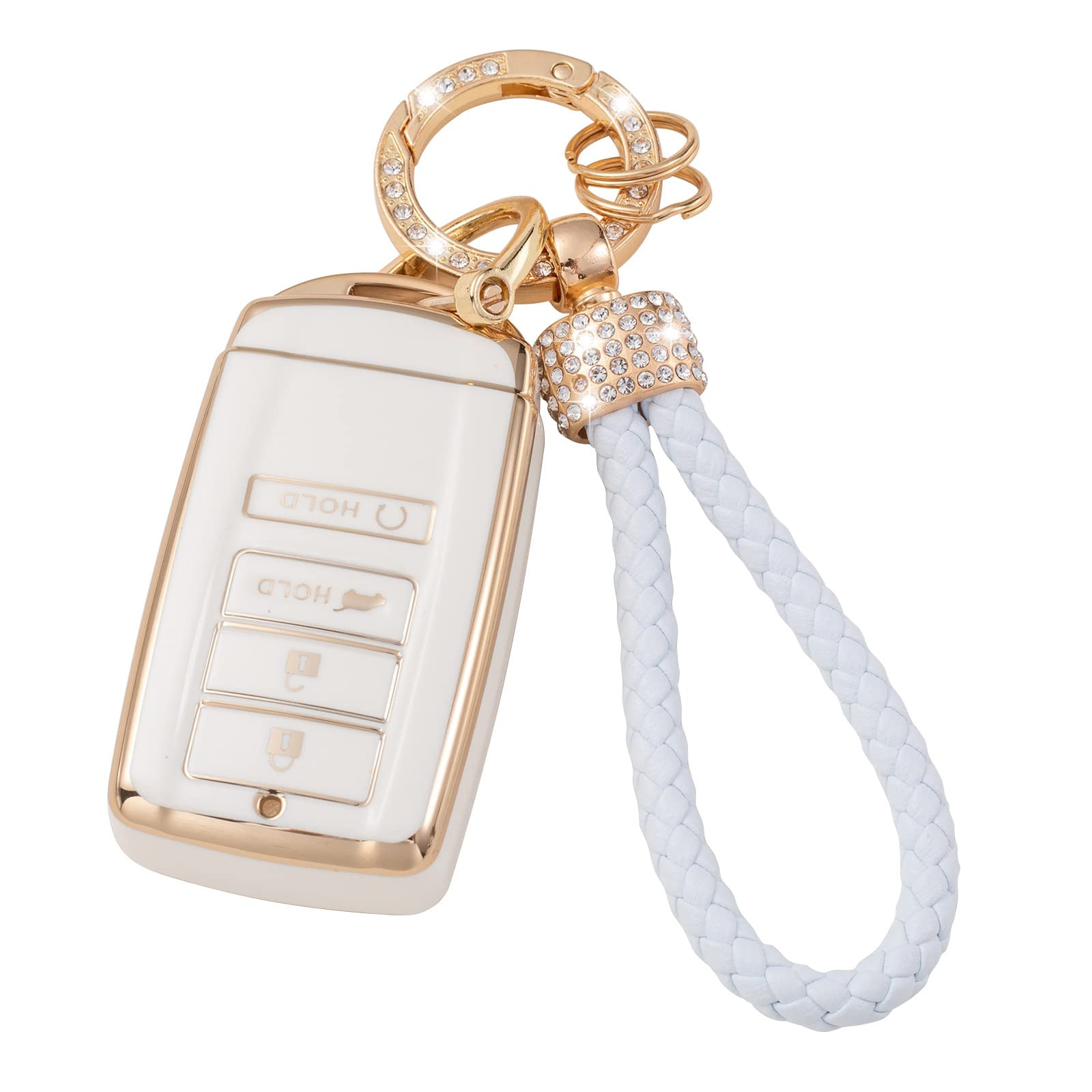 Gematay for Acura Key Fob Cover with Keychain Lanyard, Soft TPU Key Case Protection Compatible wi... | Amazon (US)