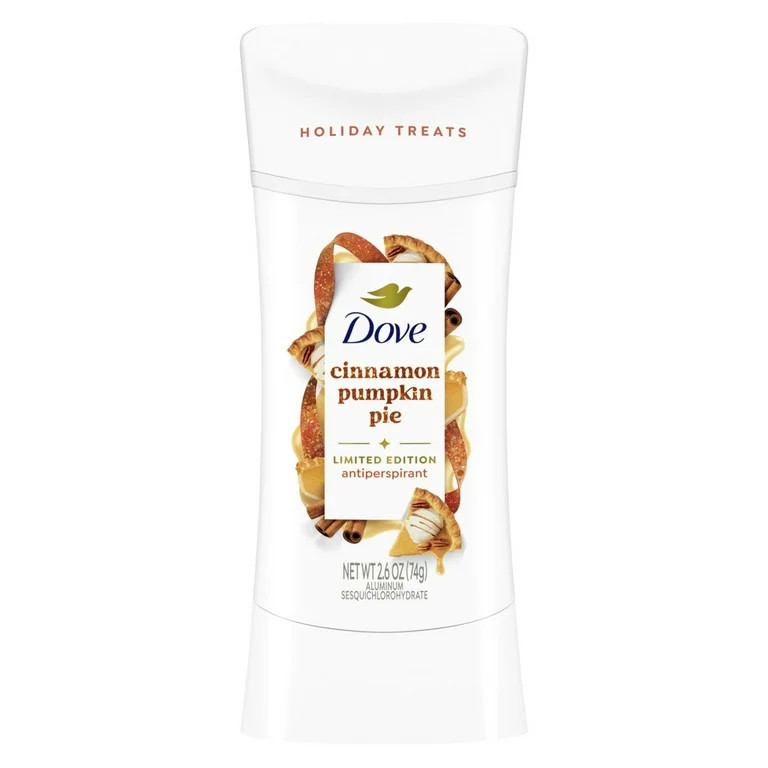 Dove Limited Edition Holiday Treats Antiperspirant Deodorant Cinnamon Pumpkin Pie, 2.6 oz | Walmart (US)