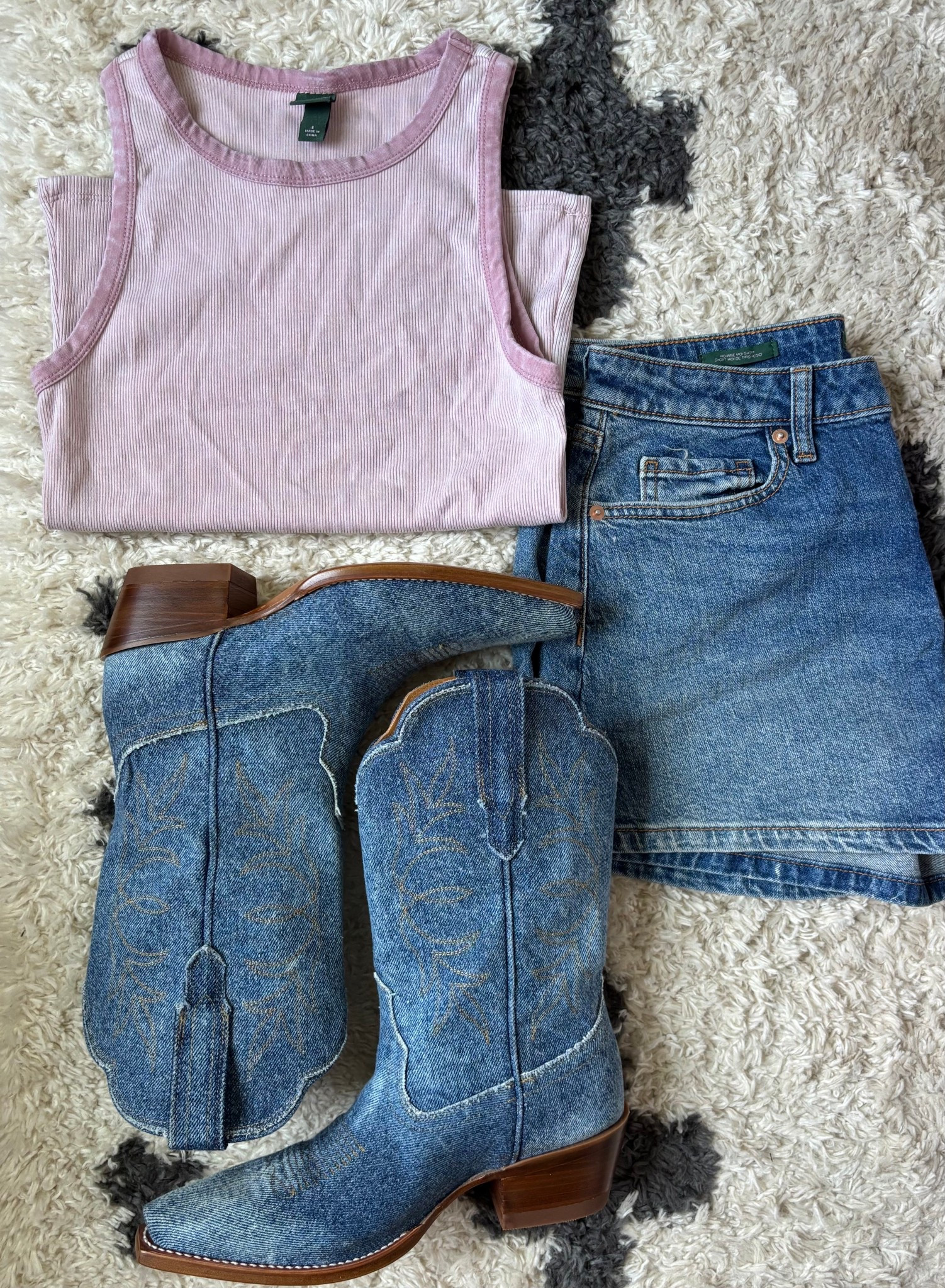 Spring denim outfit! Tank and shorts from target! Under $25!! Target is having a huge spring sale! Snagged this tank I. Both colors!

#LTKFestival #LTKSaleAlert #LTKFindsUnder50