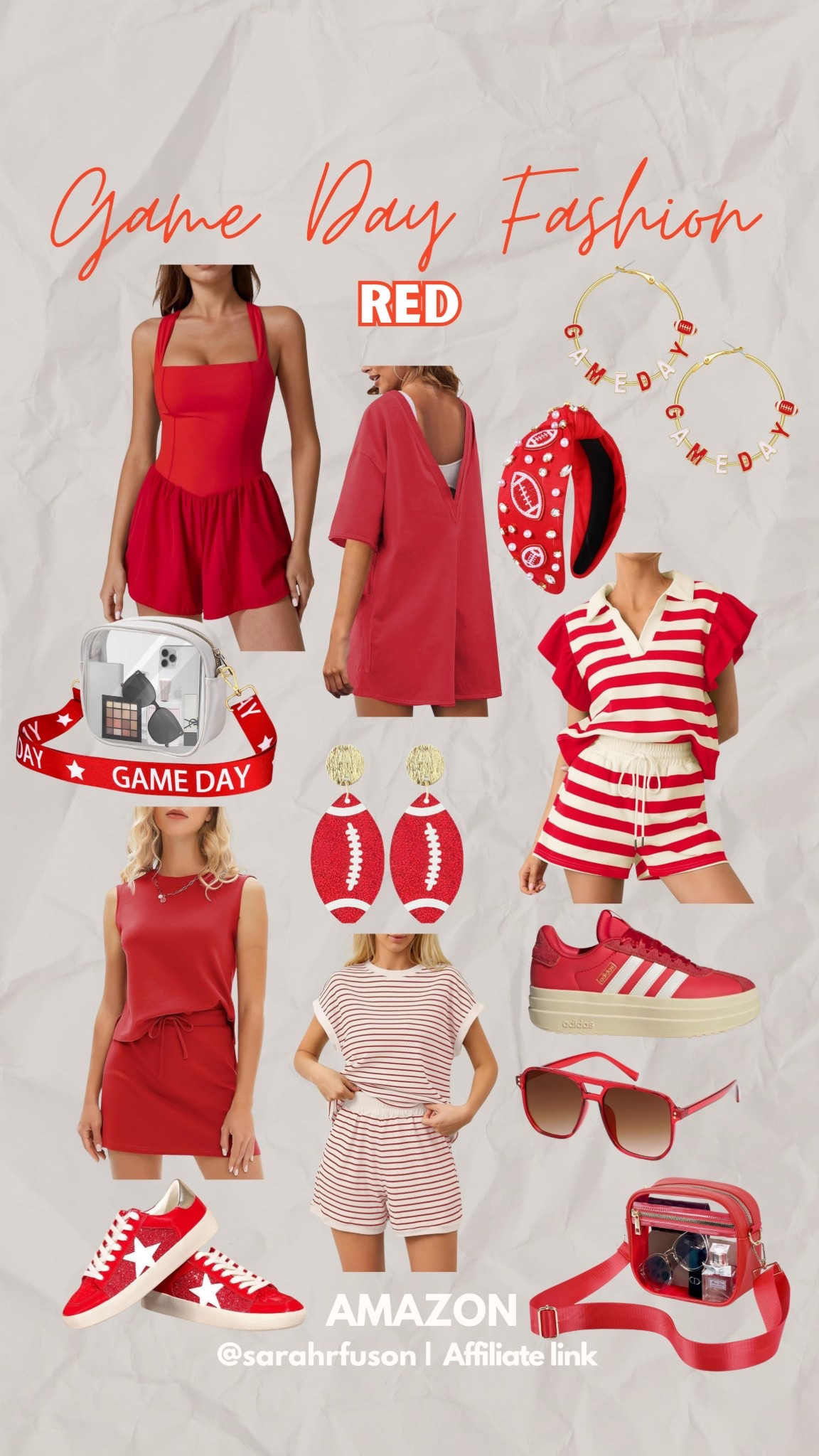 Red game day style and accessories from Amazon!
•••
Game day outfit | Amazon finds | game day fashion | red game day |

#LTKU #LTKSeasonal #LTKStyleTip