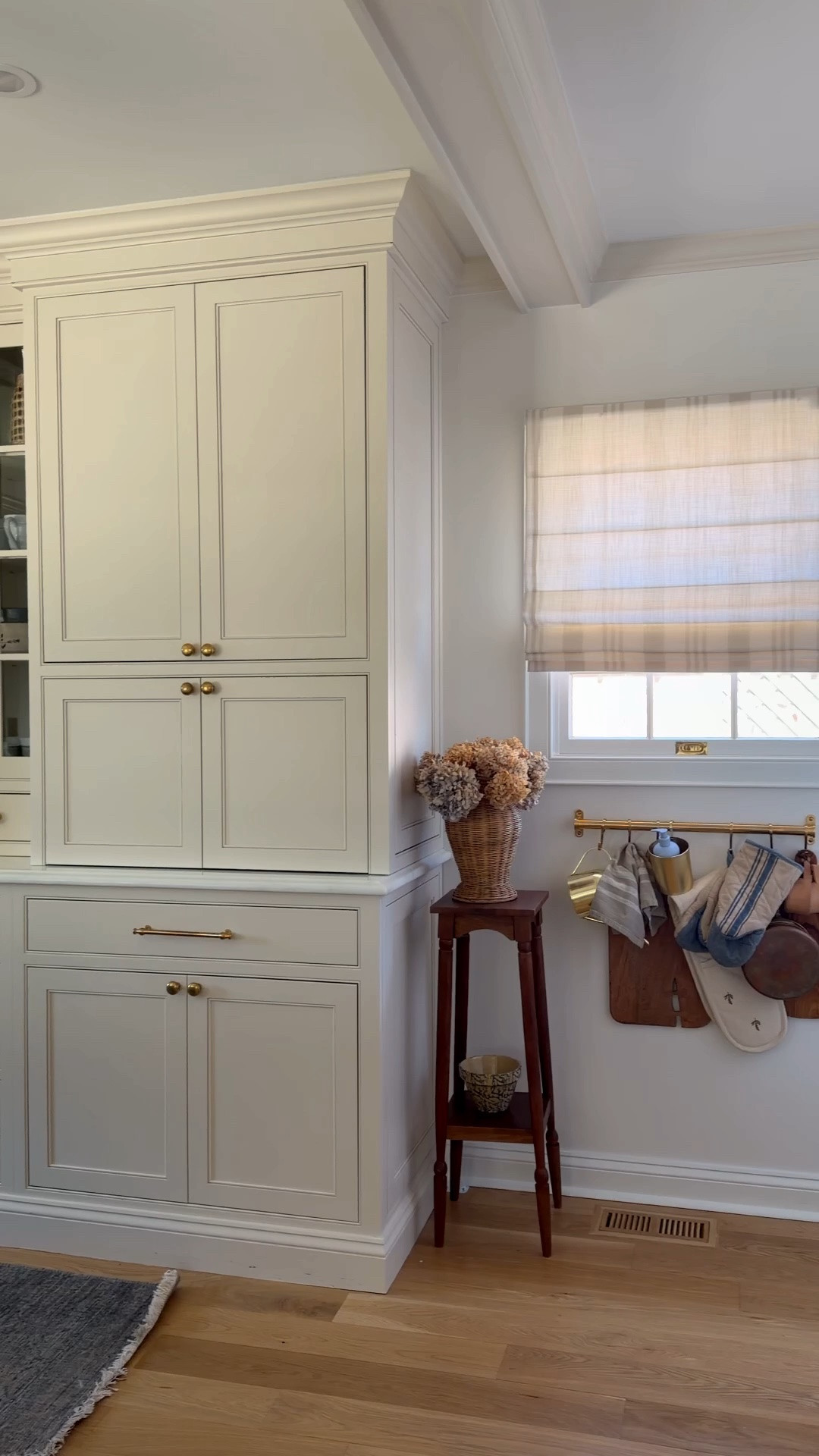 Window treatments are an investment, which is exactly why I’ll always make the case for a stripe. They have enough pattern to make a room feel considered and interesting, but they’re classic enough that you’re not going to look at them in three years and wonder what you were thinking.

Basically: the safe bet that doesn’t look like the safe bet. If you’ve been waiting to pull the trigger, this is a good time: use code MEG for up to 60% off, one of the highest offers to date.

Comment SHOP and I’ll send you my exact window treatments + everything you need to shop our home room by room.
