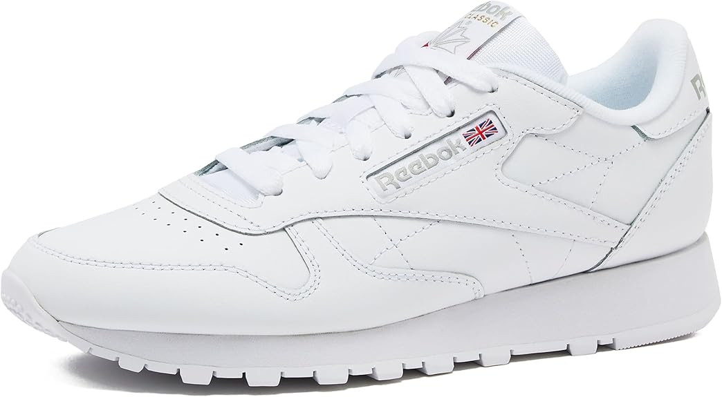 Reebok Classic Leather Sneakers for Women - Black or White Tennis Shoes Womens Size 5 to 11 | Amazon (US)