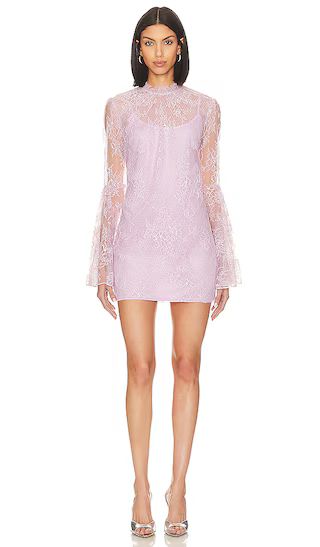 Leilani Dress in Pinky Lilac Long Sleeve Pink Dress With Sleeves Long Sleeve Spring Dress | Revolve Clothing (Global)