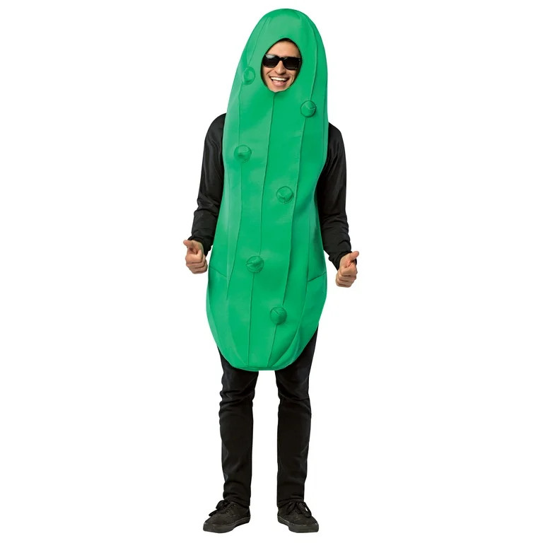 Halloween Pickle One Piece Costume for Adults, One Fits S-XL, by Rasta Imposta | Walmart (US)