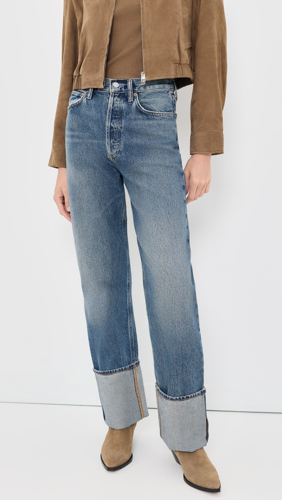AGOLDE Big Cuff Jeans | Shopbop | Shopbop