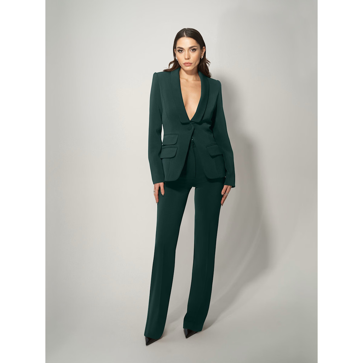 Vision Tailored Blazer & Trousers Suit - Dark Green | Wolf & Badger