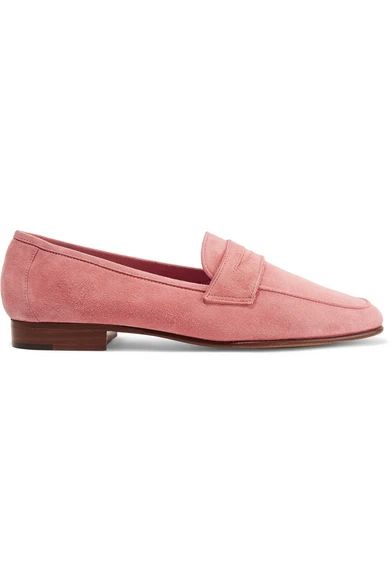 Mansur Gavriel - Classic Suede Loafers - Pink | NET-A-PORTER (UK & EU)