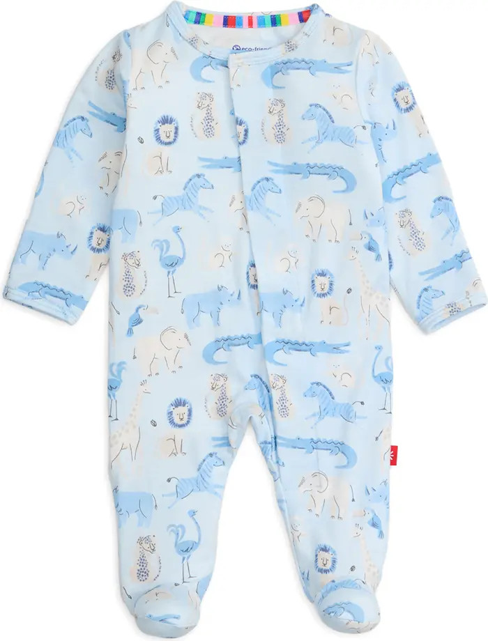 Jungle Jazz Print Footie | Nordstrom