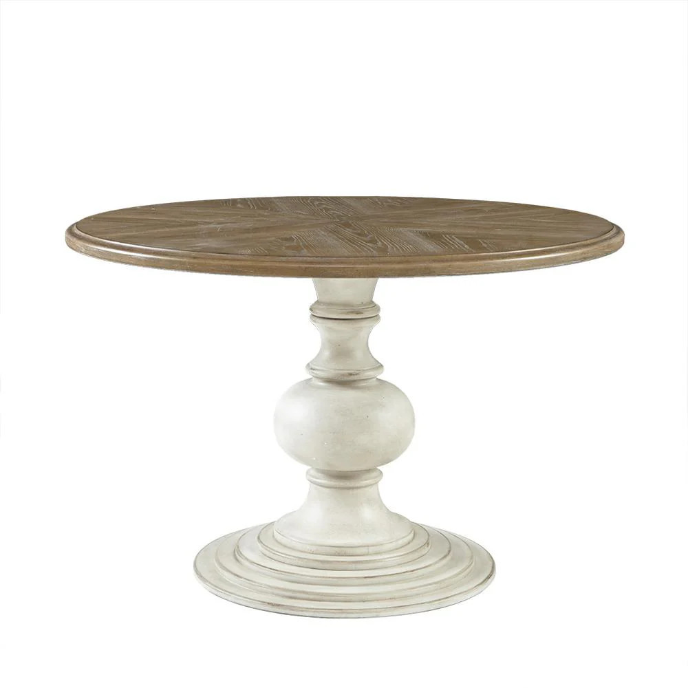 46" Round Pedestal Dining Table | Shop Simon