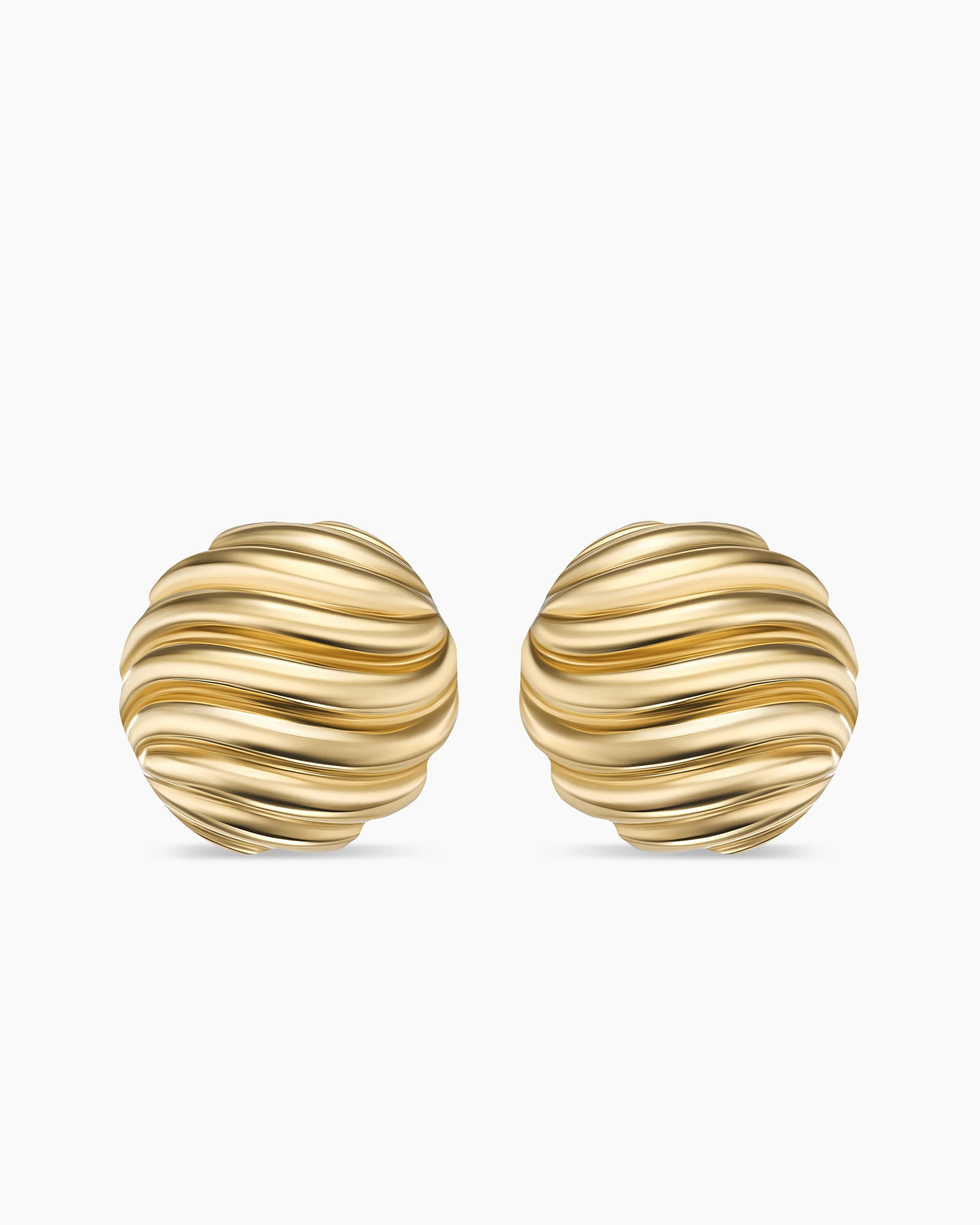 Sculpted Cable Stud Earrings | David Yurman