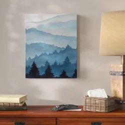 Millwood Pines Shades Of Mountains - Painting Print | Wayfair North America