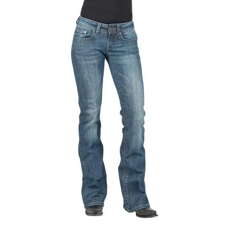 Stetson Western Denim Jeans Womens 18 Reg Blue 11-054-0816-0490 BU | Walmart (US)