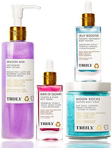 Truly Beauty Body Brightening Kit - Vegan and cruelty free face serum with skin brightening serum, s | Amazon (US)