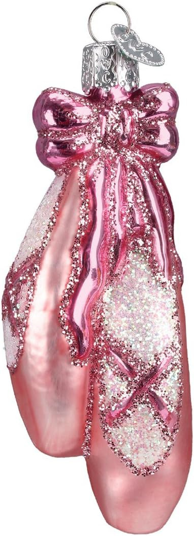 Old World Christmas Ballet Toe Dancing Shoes Glass Blown Ornament for Christmas Tree, Handcrafted... | Amazon (US)