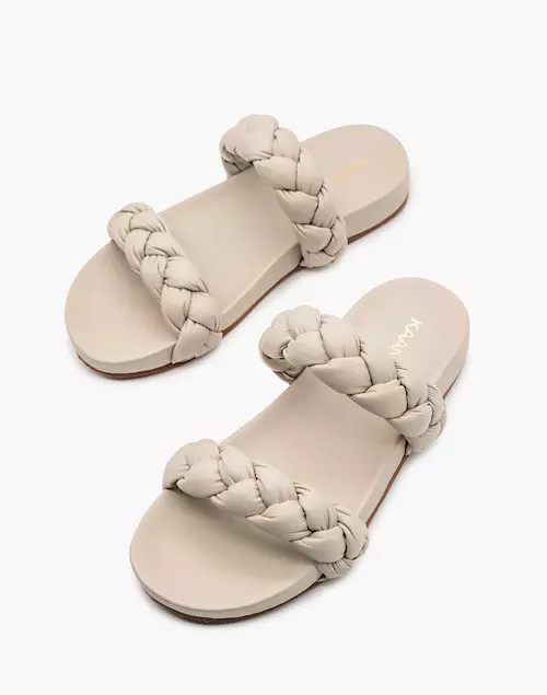KAANAS Coco Chunky Braided Pool Slides | Madewell