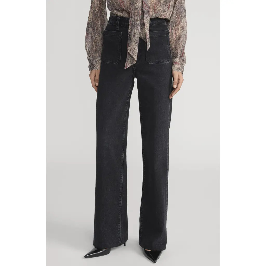 FRAME The Refined Straight Leg Jeans in Vector at Nordstrom, Size 32 | Nordstrom