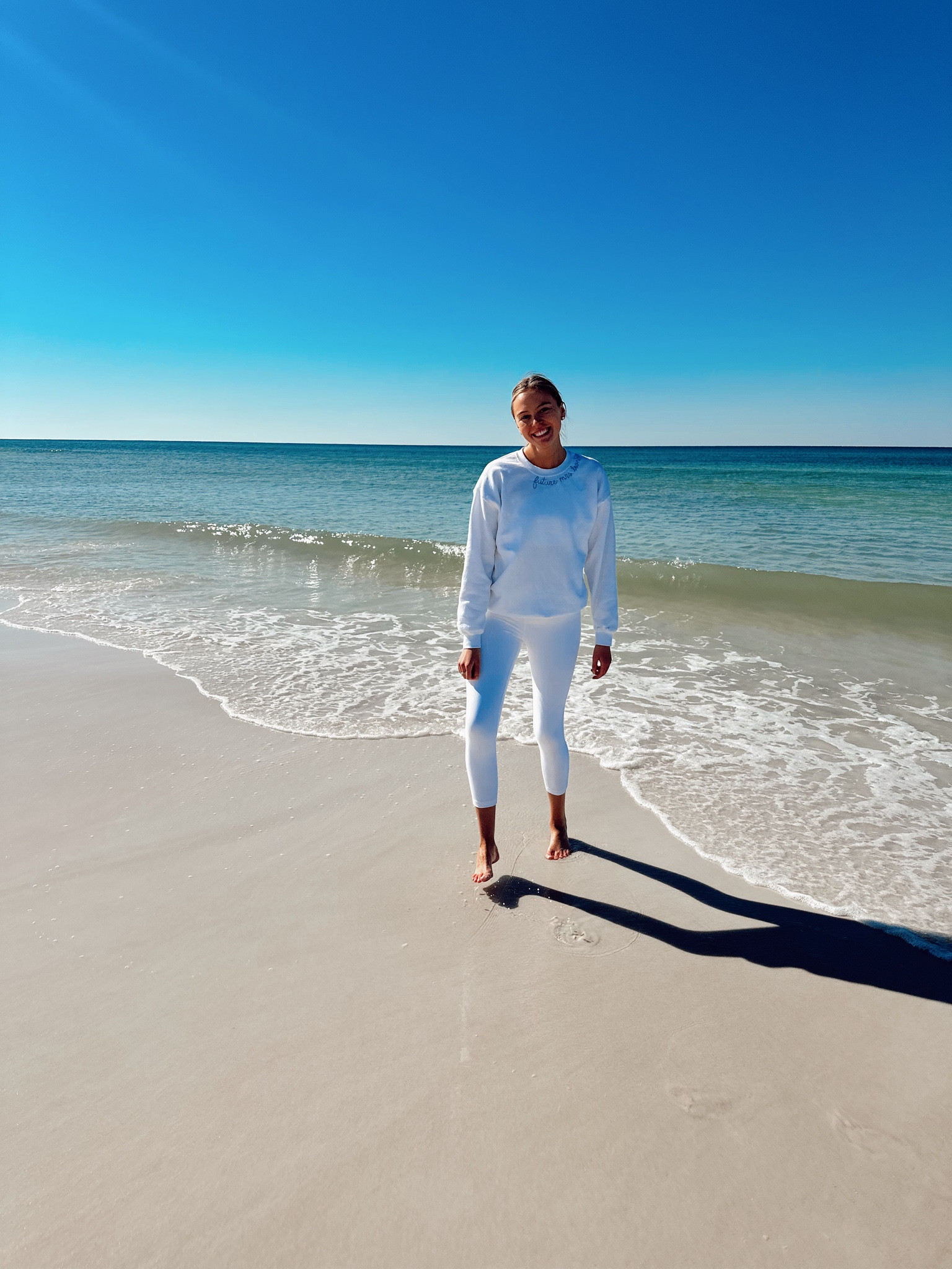 white workout set, beach bride, white set bride, white athleisure, bride sweatshirt, bride loungewear

#LTKfitness #LTKwedding #LTKfindsunder100