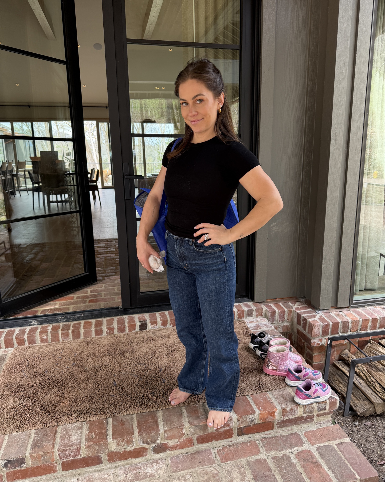 My NEW fav pair of jeans! Can't stop picking them over all my other jeans 🤣 + my mini me’s jeans are perfect too! 

#LTKootd #LTKmomlife #LTKgrwm