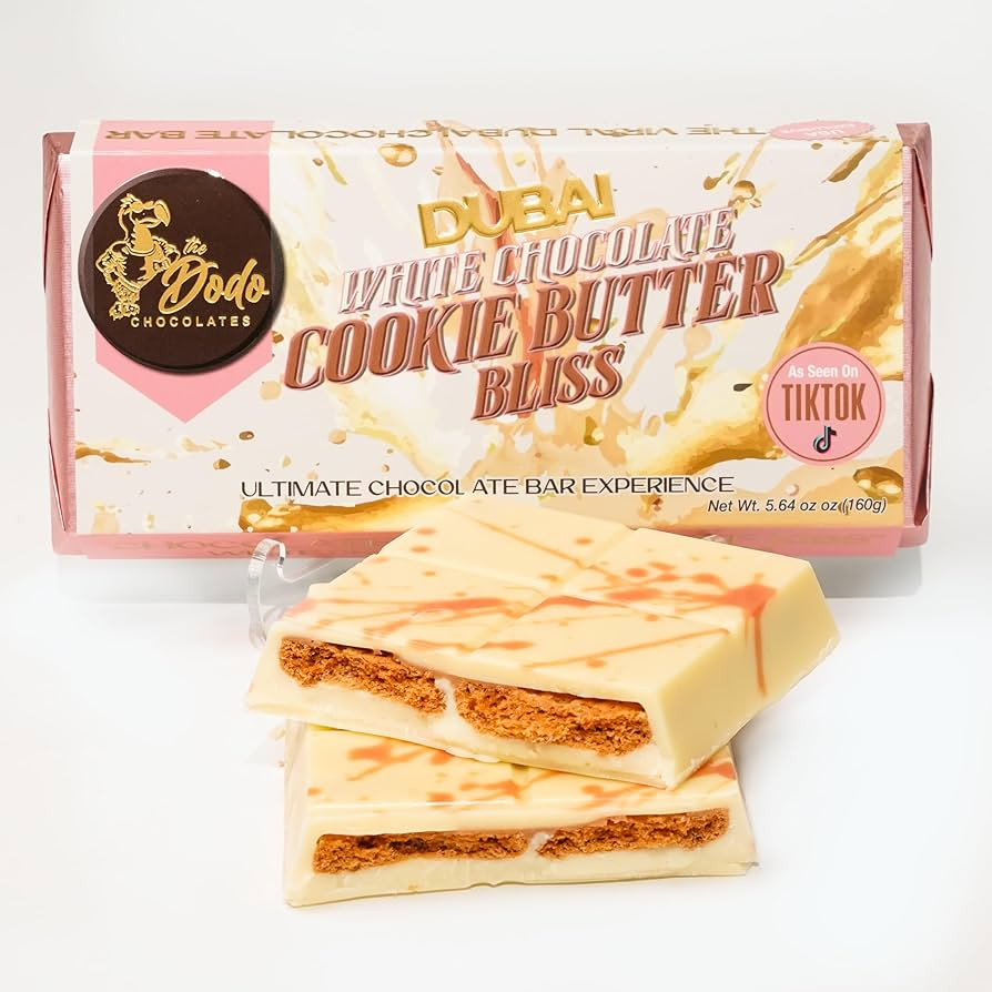 Viral Dubai White Chocolate Butter Cookie Bliss Ultimate Chocolate Bar Experience | Amazon (US)