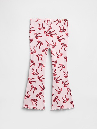 babyGap Pull-On Ribbed Flare Leggings | Gap Factory