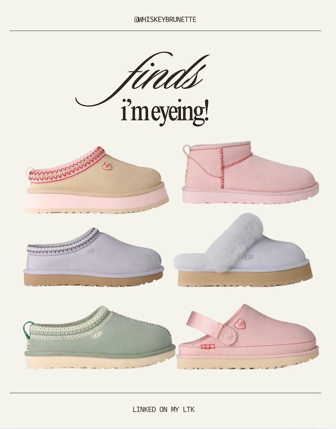 Love the Uggs Valentines drop! Bring on tall the pastels! 

#LTKSeasonal #LTKdayinmylife #LTKValentine