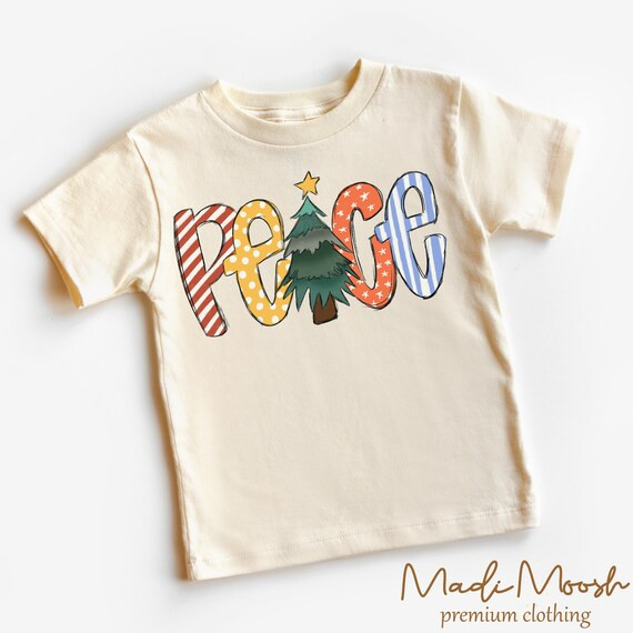 Christmas Peace Baby Onesie®  Retro Hippie Christmas Kids - Etsy | Etsy (US)