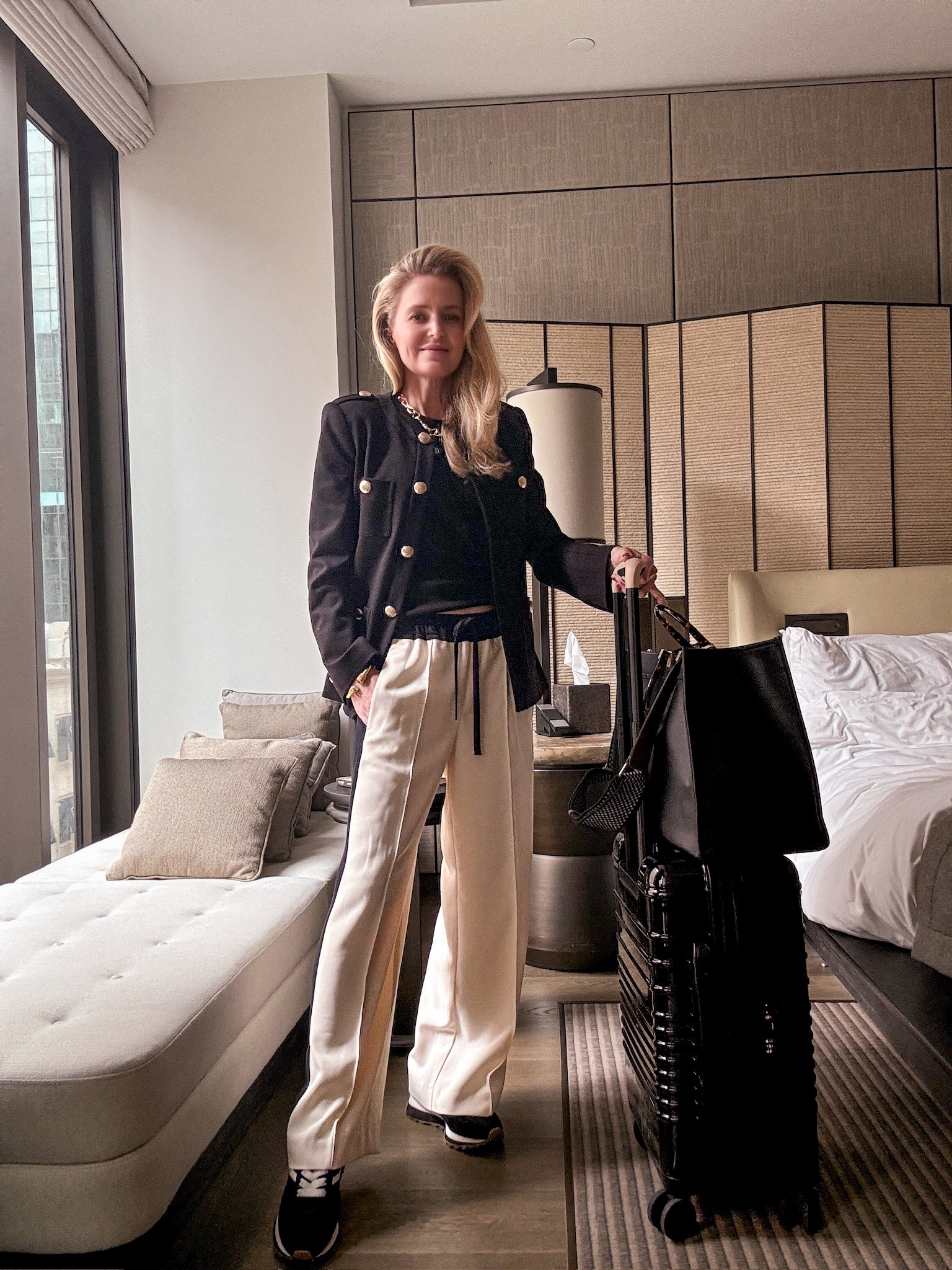 Here is my travel #ootd. I love how comfy and breathable these pieces are, but that they also look really chic and pulled-together. This Generation Love ponte knit jacket is so chic and a major best-seller. It’s wrinkle-resistant, stretchy, super versatile, and incredibly sophisticated. It’s definitely one of my top fall purchases and worth the investment. I also linked a very similar ponte knit jacket for less if you’re interested. 

~Erin xo 

#LTKSeasonal #LTKTravel #LTKWorkwear