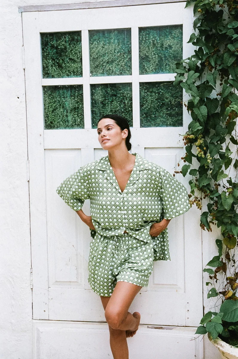 Lounge Set - Rattan Green | Piyama US