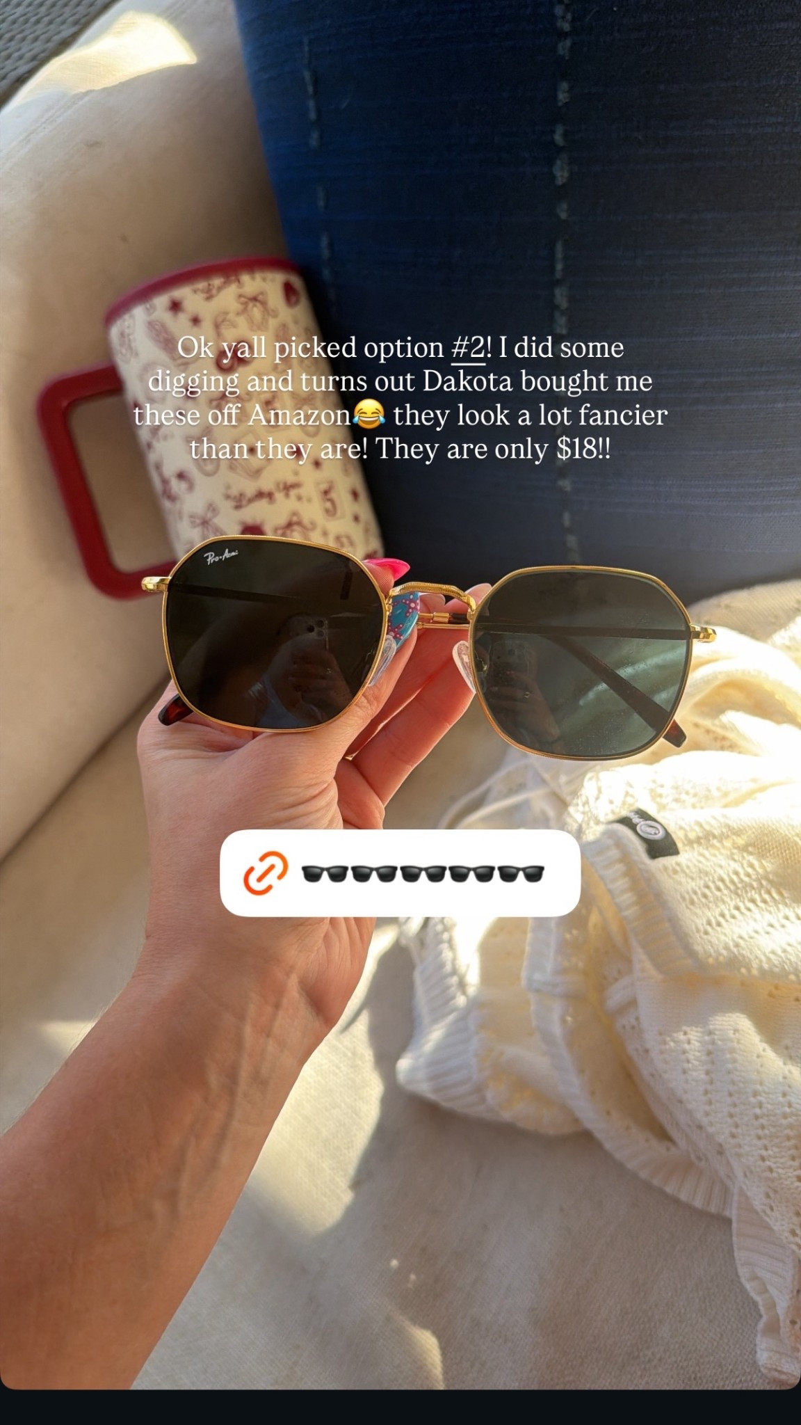 Wore these sunglasss by the pool today! Less than $20 and so stylish 

#LTKgrwm #LTKdayinmylife #LTKSpringSale