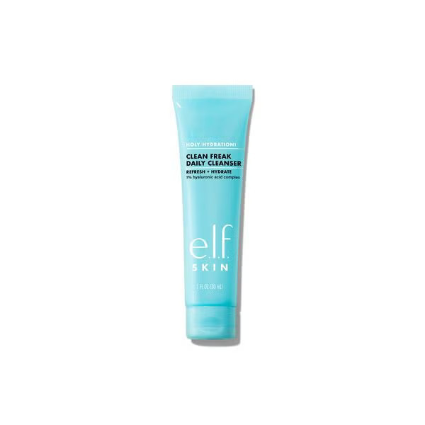 e.l.f. SKIN Holy Hydration! Clean Freak Daily Cleanser Mini - Vegan and Cruelty-Free Skincare | e.l.f. cosmetics (US)