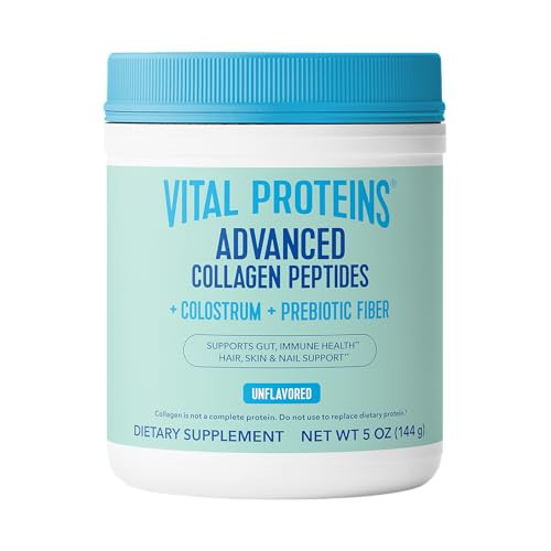 Vital Proteins® Advanced Collagen + Colostrum + Prebiotic Fiber, 2.5g VERISOL® Collagen Peptides, Supports Gut, Immune Health**, Hair, Skin & Nail Support** | Amazon (US)