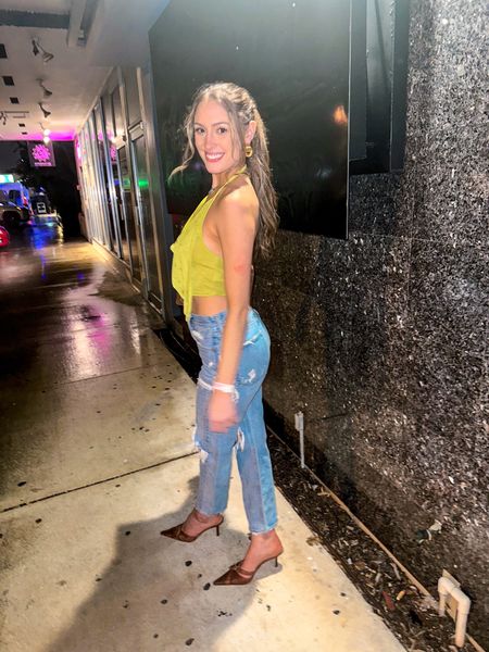 Night out outfit in Miami, Florida! Wearing a small in the top and a 25 in the jeans! Jeans run oversized so I sized down for a tighter fit! I am wearing a size 10 in the heels! 

#florida #miami #miamiflorida #revolve #tonybianco #nightout #nightoutoutfit #agolde #agoldejeans #travel

#LTKshoecrush #LTKU #LTKstyletip