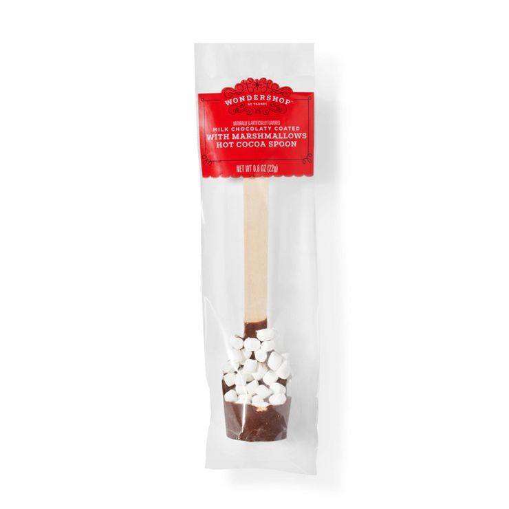 Milk Chocolate with Mini Marshmallows Hot Cocoa Spoon - Wondershop™ | Target