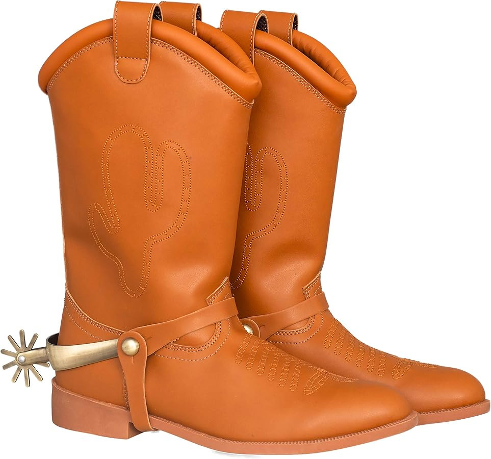 Adult Cowboy Sheriff Woody Deluxe Costume Boots | Amazon (US)