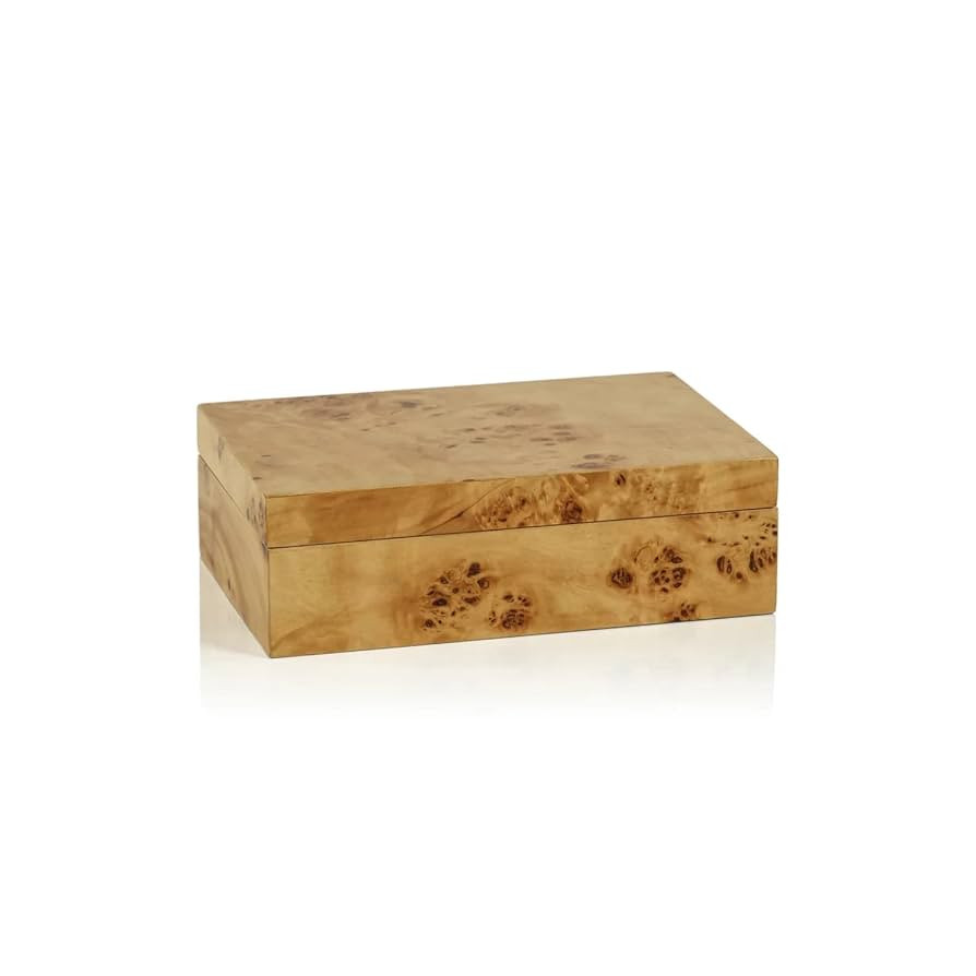 Zodax Leiden Burl Wood Design Decorative Box (Small 7.75") | Amazon (US)