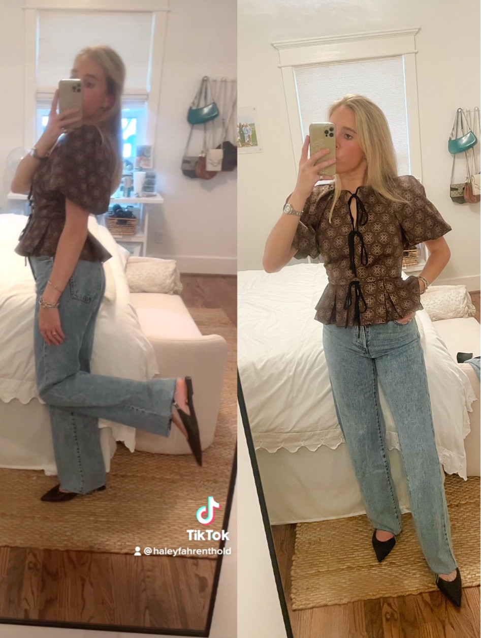 These jeans are amazing and under $60! So soft & comfortable - wearing size 2! Also love  the whole Courtney Grow collection

#LTKstyletip #LTKHoliday #LTKworkwear