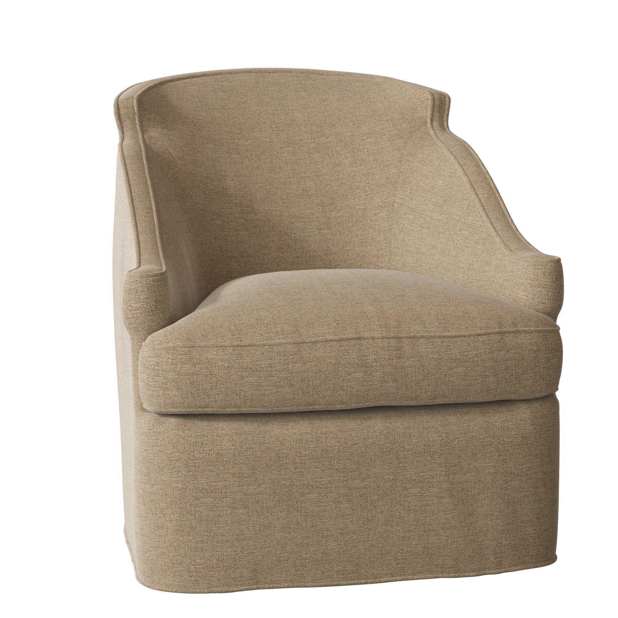 Barbara Upholstered Swivel Armchair | Wayfair North America