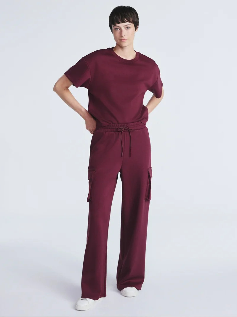 Scoop Women's and Women's Plus New Scubaknit Cargo Pants, Sizes XS-4X | Walmart (US)