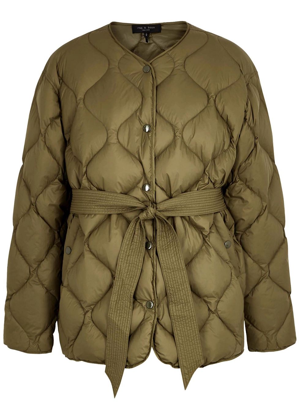 Rudy olive quilted shell jacket | Harvey Nichols (Global)