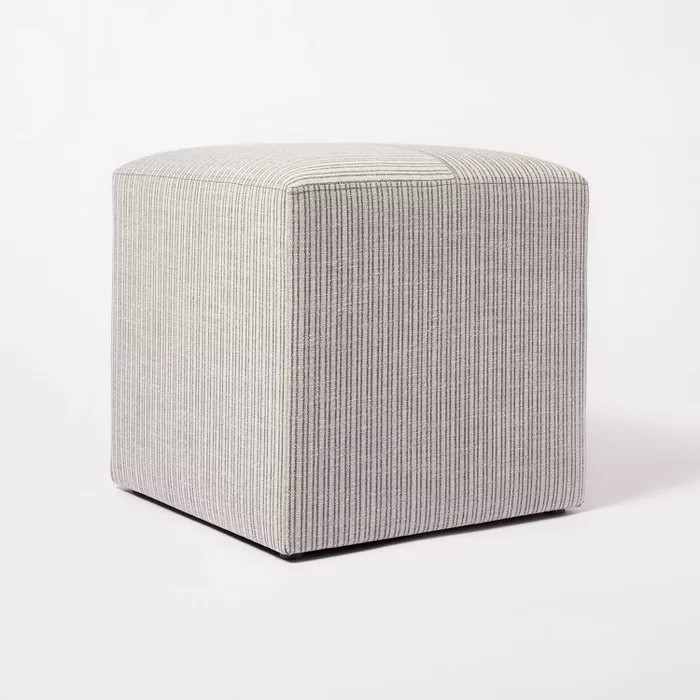 Lynwood Square Upholstered Cube - Threshold™ designed with Studio McGee | Target
