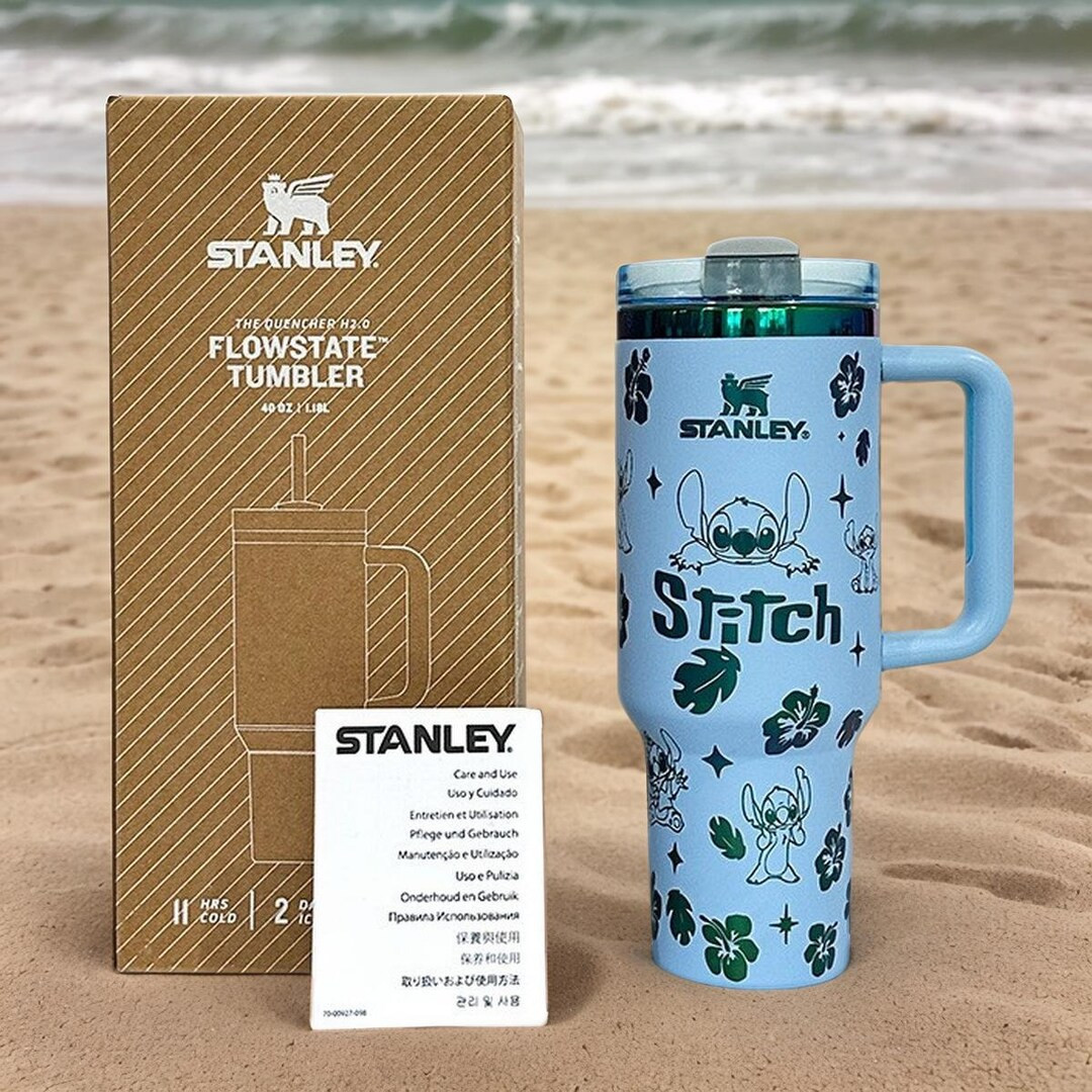 Stich Stanley Custom Tumbler Cup 40oz , Travel Mug, Hot Cold Drink Cup, Camping Tumbler, Outdoor ... | Etsy (US)