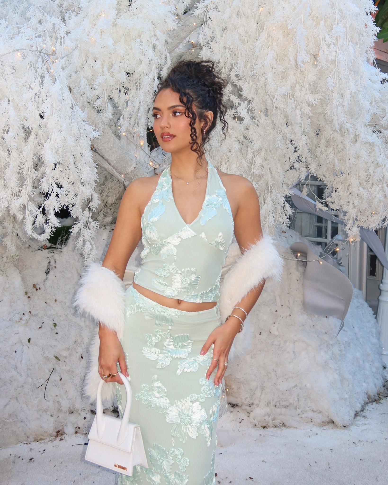 Dreamy set from Peppermayo 🤍 wearing XS #ltkaustralia #winter #blue #teal 