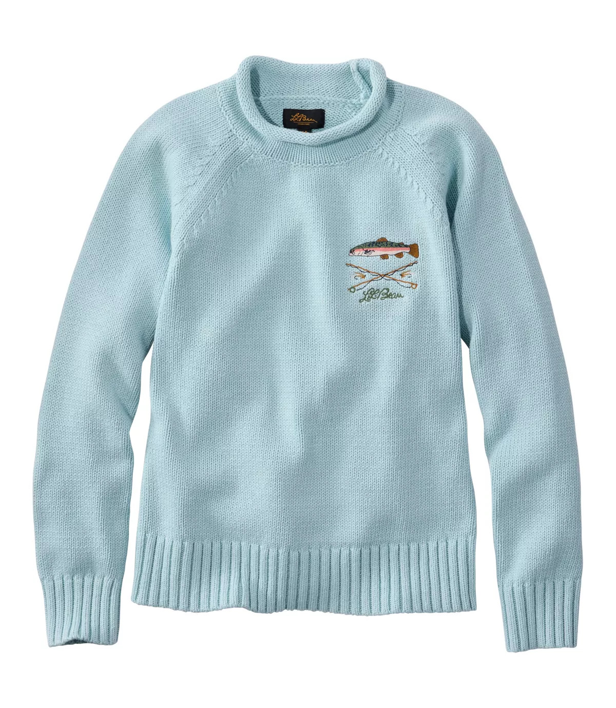 Women's Signature Original Cotton Sweater, Rollneck Novelty | L.L. Bean
