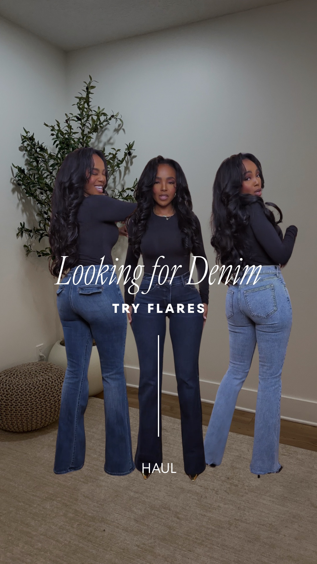 If you’ve been on the fence about flares, this is your sign 🤍

All in a 2 long or small long 

They’re one of the most flattering denim styles you can own — cinched at the waist, smoothing through the hips, and elongating the legs.

I’m sharing my three go-to washes:
	•	Light wash with a raw hem for everyday wear
	•	Medium wash with the cutest back pockets (so flattering from behind)
	•	Dark wash — polished, elevated, and the pair that sold me on flares

These are the jeans you reach for when you want to look put-together without trying too hard. Easy to dress up or down and perfect for building a versatile denim wardrobe.

Everything is linked below to shop.
Wearing a size small for reference (5’4”, 140 lbs).


#LTKmomlife #LTKPetite #LTKootd