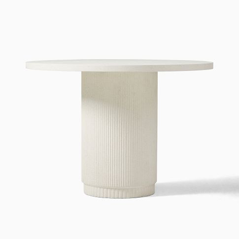 Fluted Indoor/Outdoor Bistro Table (44") | West Elm (US)