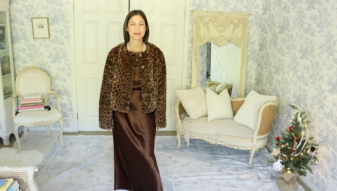 One of the secrets to making the Ten-Item Wardrobe work is finding those intentional, high-quality pieces that bring both joy and versatility to your closet. This season, I finally found the leopard coat of my dreams the Tessa Leopard Jacket by Marine Layer. ✨

It’s ultra lofty, wonderfully warm, and just playful enough to lift your mood on the dreariest fall day. I’m pairing it here with my Arles Satin Skirt and Hadley Satin Box Top from @shopmersea for a look that feels effortlessly Park Avenue chic. 🍸 But don’t be fooled, this jacket is just as stunning over jeans and a tee for an elevated casual look.

🧥 Leopard is a bold neutral in my book, timeless, elegant, and just a bit cheeky. When you're working with a limited wardrobe, pieces like this make dressing so much more fun.

🎯 Would you add a leopard coat to your outerwear this season?

#DailyConnoisseur #TenItemWardrobe #MarineLayer #Mersea


#LTKParties #LTKSeasonal #LTKHoliday