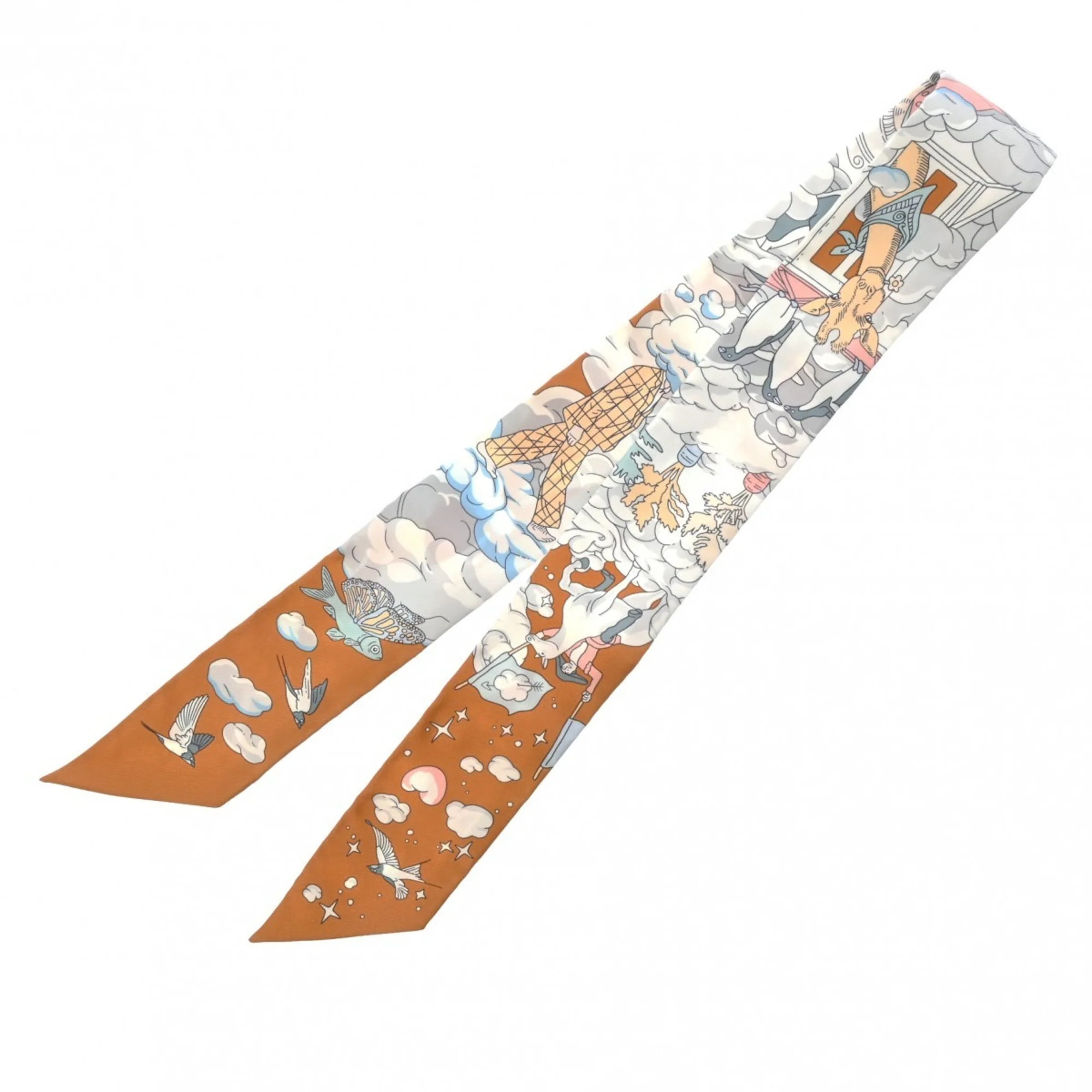 Hermes Twilly Silk Scarf (Pre-Owned) | Shop Simon