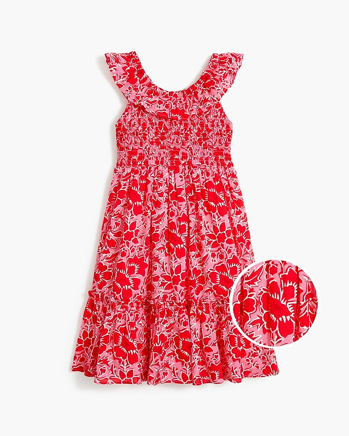 Girls' smocked floral dress | J.Crew Factory